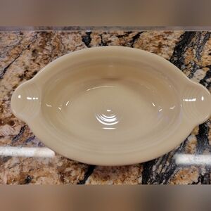 Fiesta 9 1/8 Inch Oval Individual Casserole 13 OZ IVORY